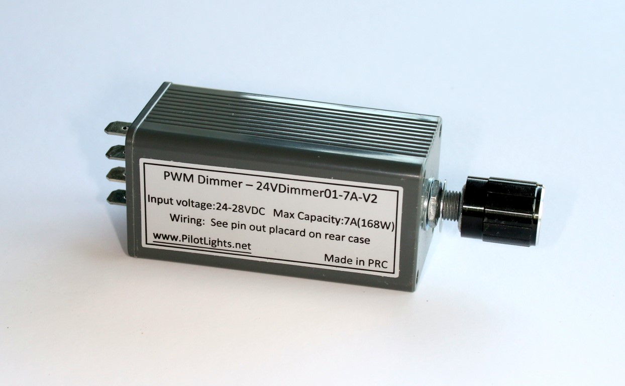 12 Volt LED PWM Dimmer DC Lighting Dimmer Controller for LED Auto RV Marine 