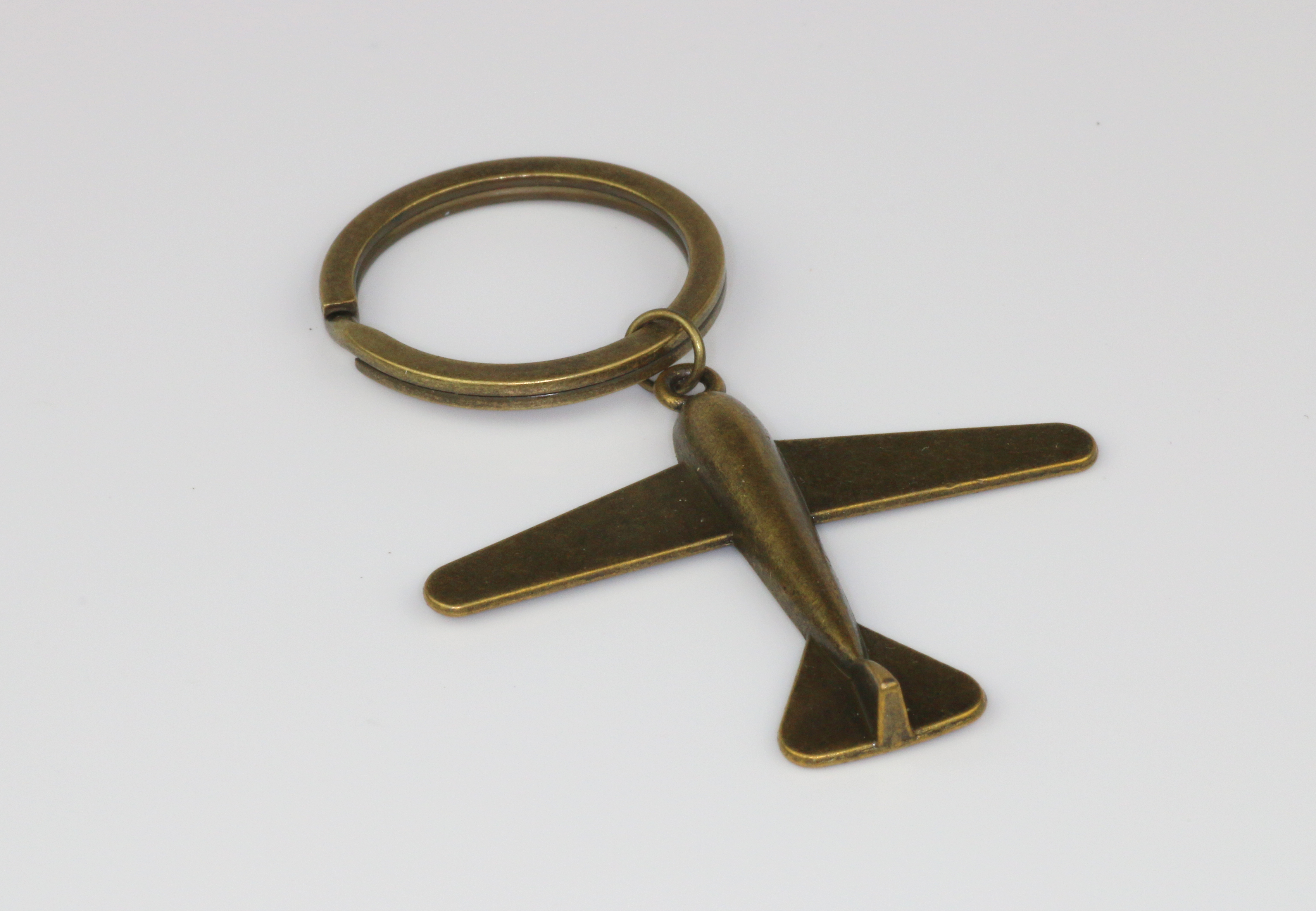 JewelryBund Stealth Aircraft Pendant Vintage Style Key Chain/ Key Accessories - Copper