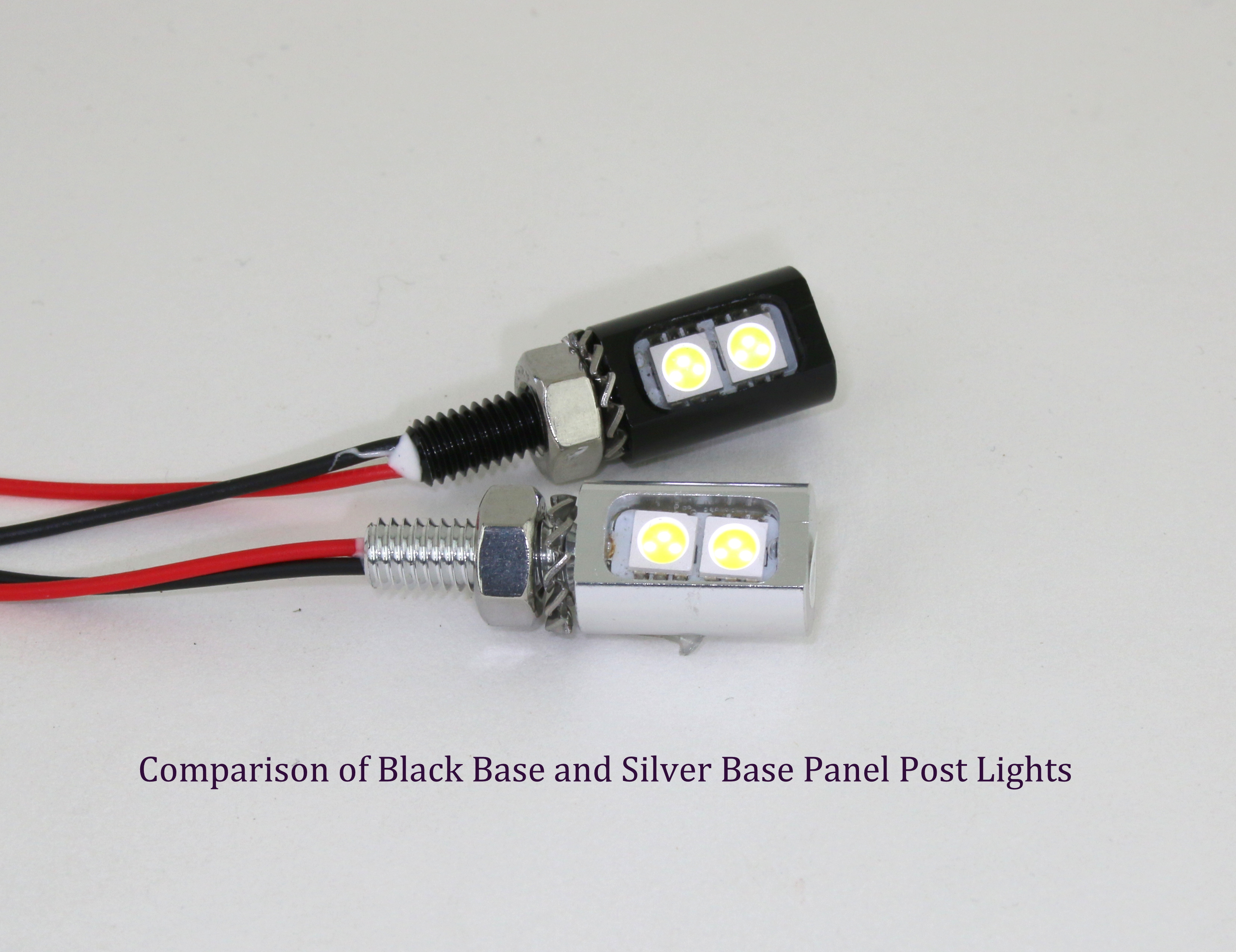 Panel Post Light Silver Base 12VDC Cool White