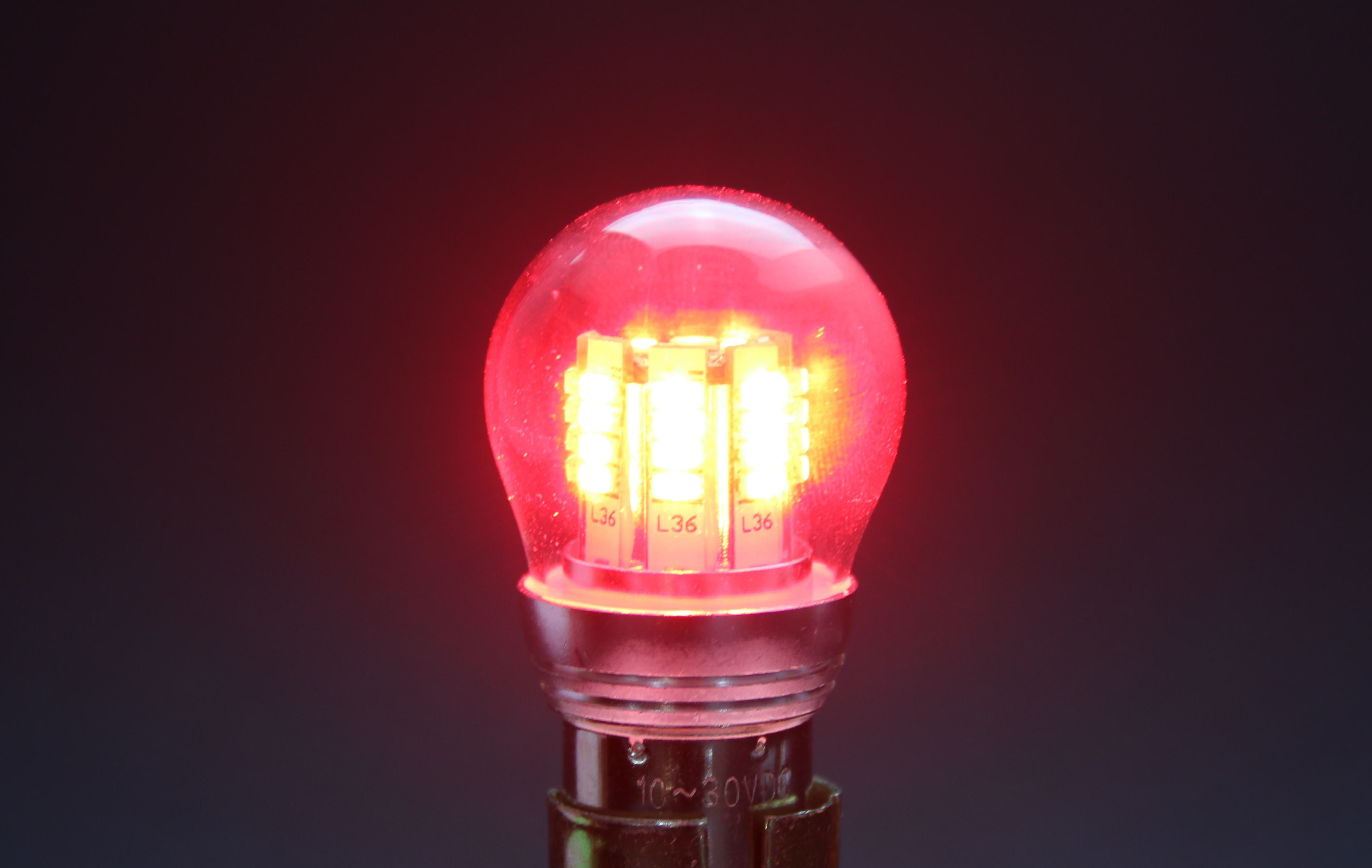 Aviation & Marine 1156 3W LED Light Bulb - BA15s - Red and Green