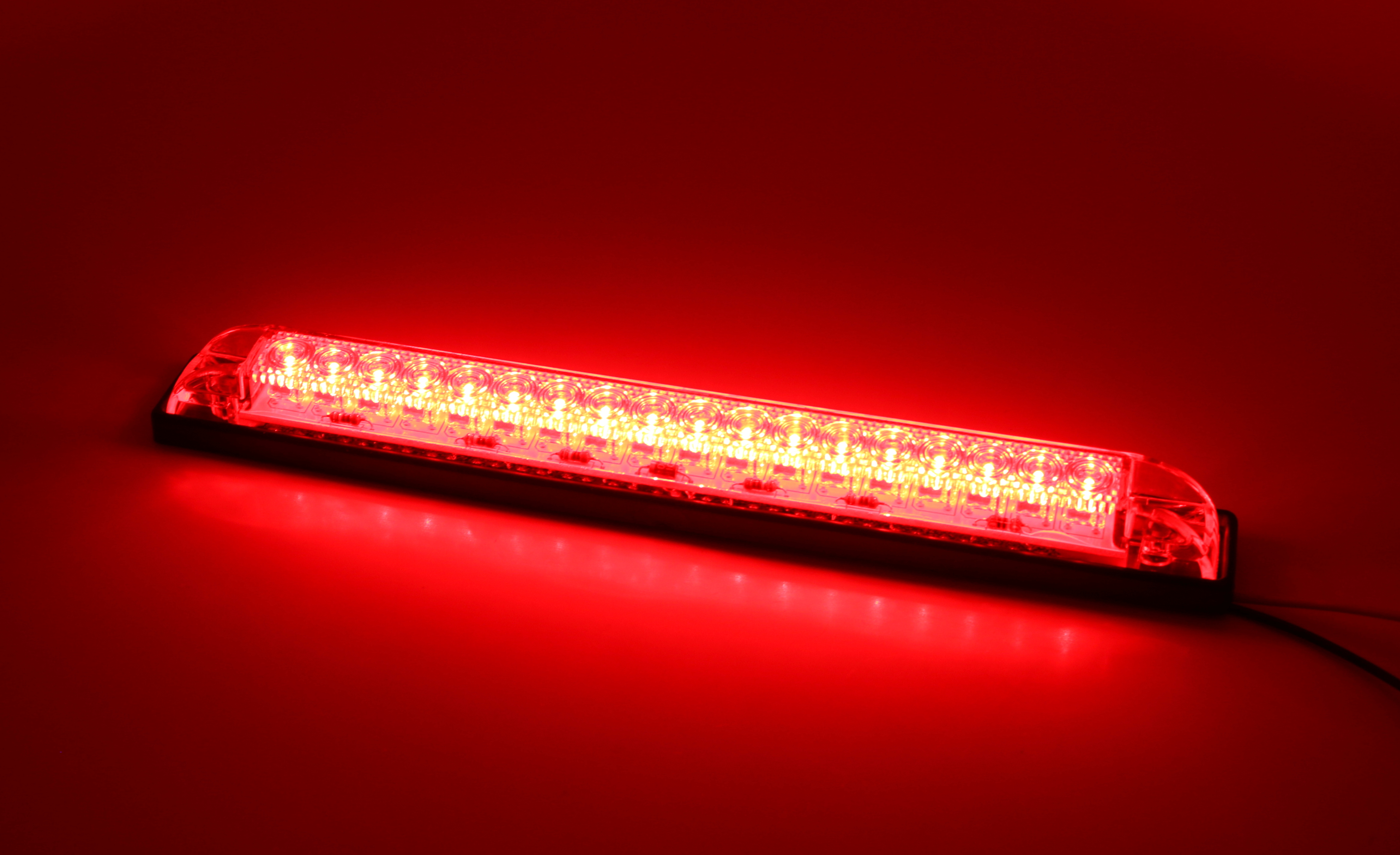 Steer Voluntary Partina City RED or AMBER LED Light Strip - HEAVY DUTY - 12VDC - 8" LENGTH |  PilotLights.net